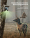 Wildcamera op zonne-energie, 4K 30 fps, wifi, bluetooth 40 MP, jachtcamera, 120 graden detectiehoek, bewegingsmelder, nachtzicht, IP66 waterdicht, voor wildbewaking met U3 32 GB Micro SD-kaart
