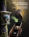 Wildcamera op zonne-energie, 4K 30 fps, wifi, bluetooth 40 MP, jachtcamera, 120 graden detectiehoek, bewegingsmelder, nachtzicht, IP66 waterdicht, voor wildbewaking met U3 32 GB Micro SD-kaart