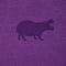 Wildlife- Dingbats* Wildlife A5+ Purple Hippo Notebook - Plain