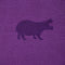 Wildlife- Dingbats* Wildlife A6 Pocket Purple Hippo Notebook - Plain