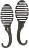 Wet Brush Shower Detangler Hair Brush Glitter Black 1 Pcs