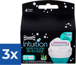 Wilkinson Intuition Sensitive Care Scheermesjes - 3 stuks Single Item - Voordeelverpakking 3 stuks