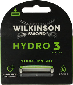 Wilkinson Sword Hydro 3 Black Edition 4 pack