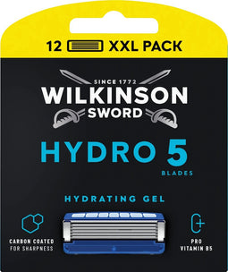 Wilkinson Sword Hydro 5 - 12 stuks - Scheermesjes - Skin Protection Regular