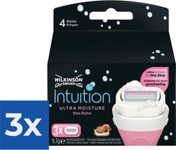 Wilkinson Woman Scheermesjes Intuition Ultra Moisture 3 stuks - Voordeelverpakking 3 stuks