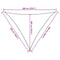 vidaXL - Zonnezeil - 160 - g/m² - 5x5x6 - m - HDPE - rood