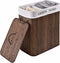 Juskys Bamboe Wasmand Curly - 100 L - 2 vakken - Bruin
