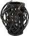 Windlicht Hamada zwart 22 cm