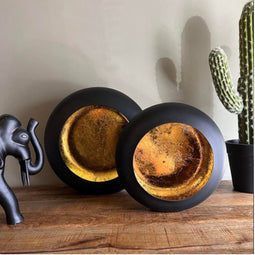 Windlichten Rond - Goud - Rootsmann