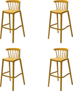 Windson Barkruk Oker geeL - SET VAN 4
