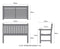 Windsor Teak Tuinbank - 120 cm
