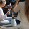 Wine cooler Bottle cover - Bottle cooler with 6 hours of Active Cooling - Silver