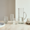 Wine glass Hammered Transparent Transparent / Recycled Glass