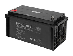 Wing BTX12-120LS 12V 126.2Ah high rate high current capable lead battery AGM lead gel battery