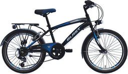 Wings Blast - Kinderfiets 20 Inch - 6 Versnellingen - Zwart