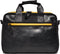 Wings Elegant Eagle - stoere en stevige 16 inch laptoptas van autoband - met gele ritsen