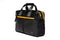 Wings Elegant Eagle - stoere en stevige 16 inch laptoptas van autoband - met gele ritsen