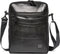Wings Reliable Raven - stevige 17 inch schouder-laptoptas van autoband - met zwarte ritsen