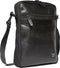 Wings Reliable Raven - stevige 17 inch schouder-laptoptas van autoband - met zwarte ritsen