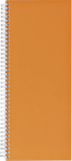 Winkelboek smalfolio 160blz spiraal oranje | 5 stuks
