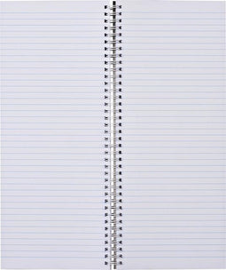 Winkelboek smalfolio 160blz spiraal oranje