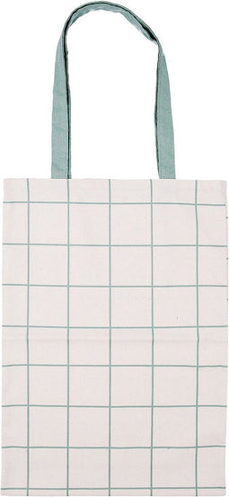 Winkeltas Vinthera Okapi Tweekleurig 46 x 32 cm Geruit