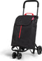 Winkelwagen Gimi Twin Urban Zwart 50 L (39 x 52 x 95 cm)