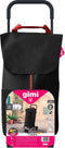 Winkelwagen Gimi Twin Urban Zwart 50 L (39 x 52 x 95 cm)
