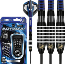 WINMAU - Andy Fordham Onyx: Steeltip Tungsten Dartpijlen Professioneel - 25g