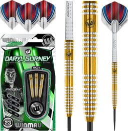 WINMAU - Daryl Gurney Signature Edition Gold: Steeltip Tungsten Dartpijlen Professioneel - 23g