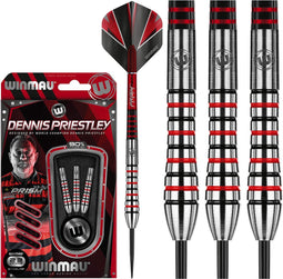 WINMAU - Dennis Priestley: Steeltip Tungsten Dartpijlen Professioneel - 23g