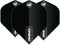 WINMAU - Rhino Extra Thick Zwart Dartvluchten - 1 set per pakket (3 dartvluchten in totaal)