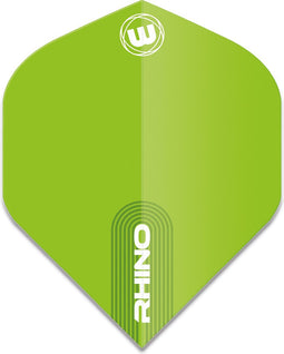WINMAU - Rhino Groen Extra Dik Dartvluchten - 1 set per pakket van elke flight (3 Dartvluchten in totaal)
