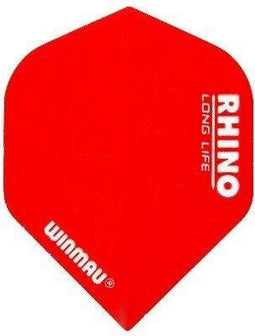 WINMAU - Rhino Rood Extra Dik Dartvluchten - 1 set per pakket (3 dartvluchten in totaal)