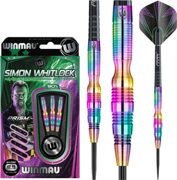 WINMAU - Simon Whitlock Signature Edition Urban Grip: Steeltip Tungsten Dartpijlen Professioneel -24g