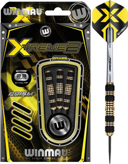 WINMAU - Xtreme 2 Brass: Steeltip Tungsten Dartpijlen Professioneel - 21g
