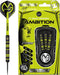 WINMAY - Michael van Gerwen MvG Ambition Black Coated Brass Dartpijlen - 22 Gram