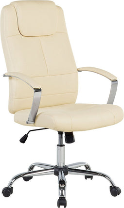WINNER - Bureaustoel - Beige - Kunstleer