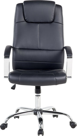 WINNER - Bureaustoel - Zwart - Kunstleer