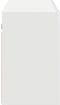 vidaXL - Badkamerwandkast - 100x25x40 - cm - bewerkt - hout - wit