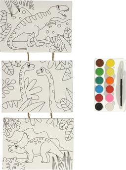 Wins Holland Canvas Schilderijen Aan Touw Dino, 3st