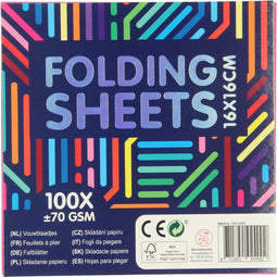 Wins Holland Gekleurde Vouwblaadjes 16x16cm, 100st.