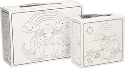 Wins Holland Kleur je eigen 2-in-1 koffer Unicorn.