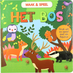 Wins Holland Maak & Speel Boek Het Bos