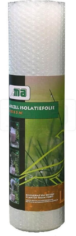 Winter planten vorstvrij bewaren noppenfolie op rol - bubbeltjesplastic 0,5 meter x 5