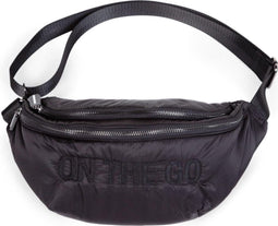 Childhome Heuptas - Banana Bag On The Go - Gewatteerd - Zwart