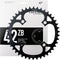 Wippermann E-bike Kettingblad voor Bosch/Shimano/Yamaha/Brose Uitvoering 38T
