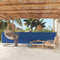 vidaXL - Tuinscherm - uittrekbaar - 117x500 - cm - blauw
