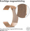 imoshion Milanees magnetisch bandje - Universeel 20 mm aansluiting - Maat S - Rosé Goud