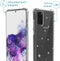 iMoshion Hoesje Geschikt voor Samsung Galaxy S20 Plus Hoesje Met Koord - iMoshion Design Hoesje met Koord - Goud / Transparant / Goud